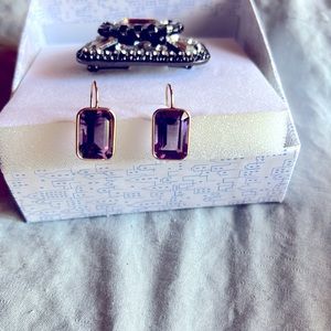 Amethyst earrings